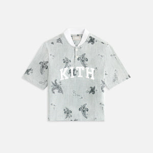 Kith Kids Seersucker Pearson Henley Pullover - Stadium