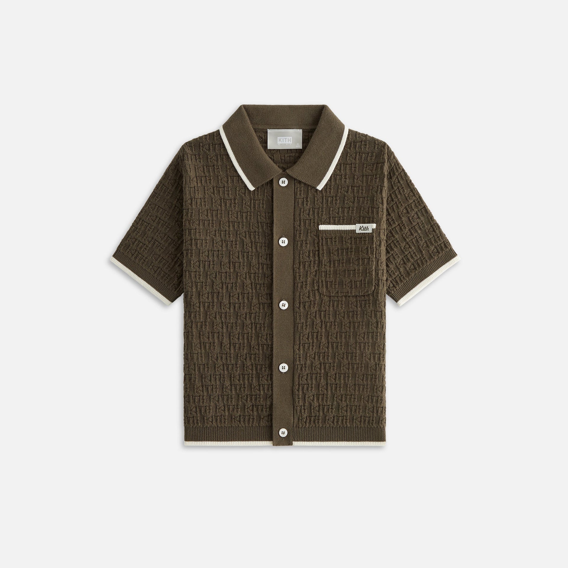 Kith Kids Button Down Tilden Polo - Cypress