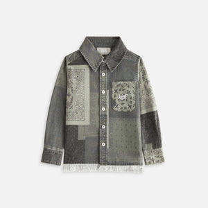 Kith Kids Blocked Berkley Shirt - Taiga