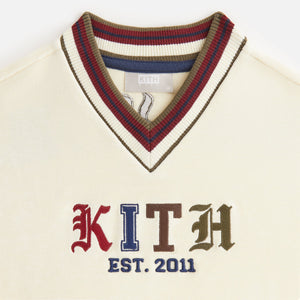 Kith Kids Kith Logo Nelson V-Neck - Waffle