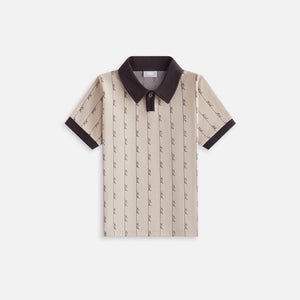 Kith Kids Monogram Script Polo - Canvas