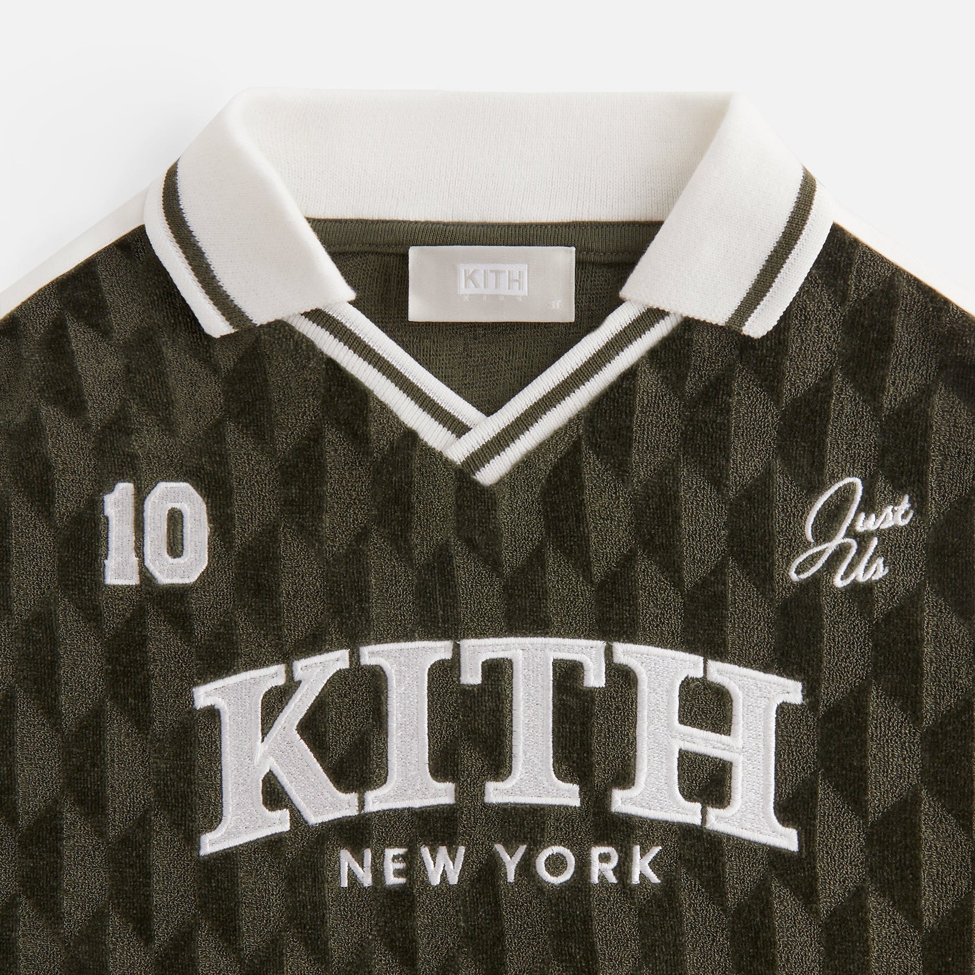 Kith Kids Velour Soccer Sweatshirt - Cypress