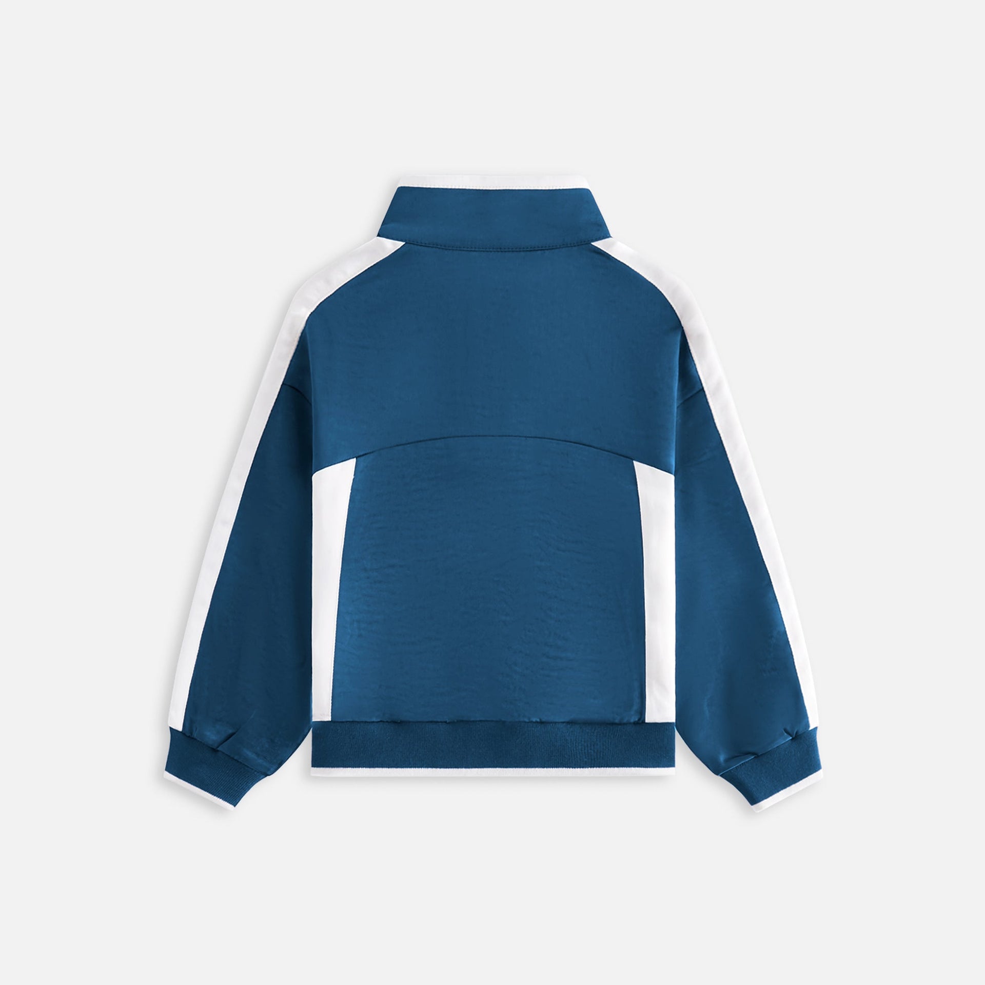 Kith Kids Blocked Satin Track Quarter Zip - Soul