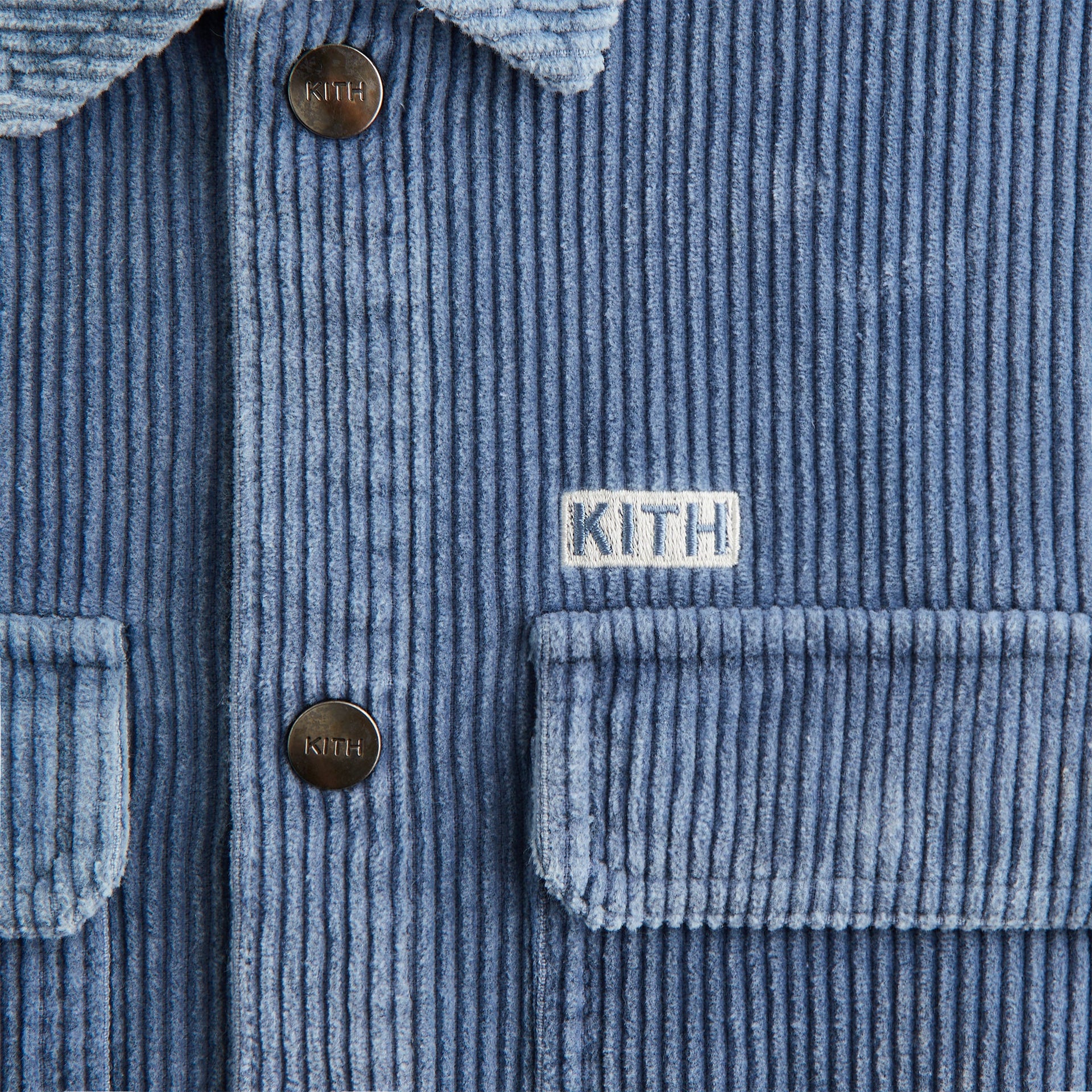 Kith Kids Rowan Cord Shirt - Anchor