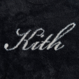 Kith Kids Mohair Script Logo Crewneck - Black