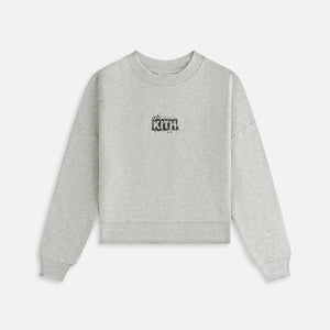 Batman | Kith Kids Bats Nelson Crewneck - Light Heather Grey PH