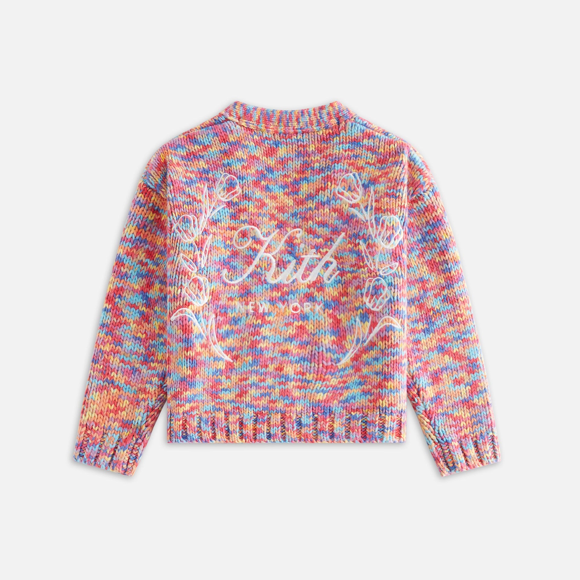 Kith Kids Weirfield Logo Space Dye Cardigan - Fervor