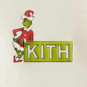 Kith Kids for The Grinch Classic Logo Crewneck - Sandrift