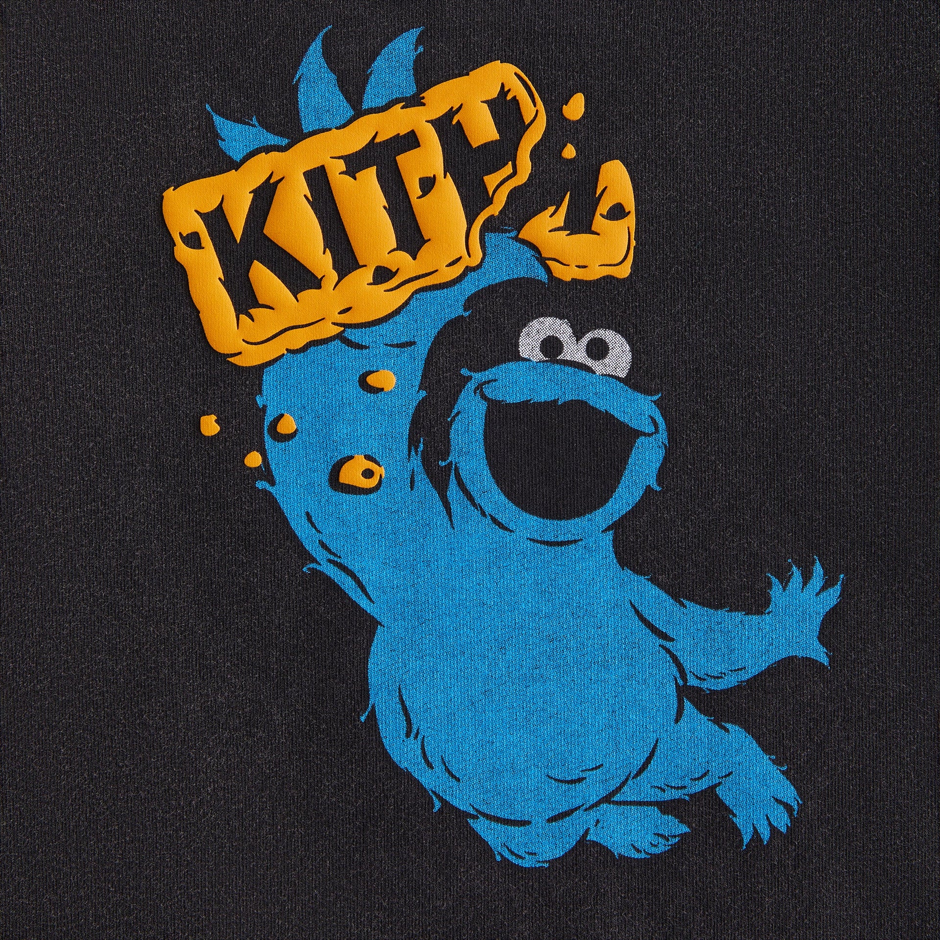 Kith Kids for Sesame Street Cookie Vintage Tee - Black