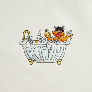 Kith Kids for Sesame Street Ernie Nelson Crewneck - Chalk