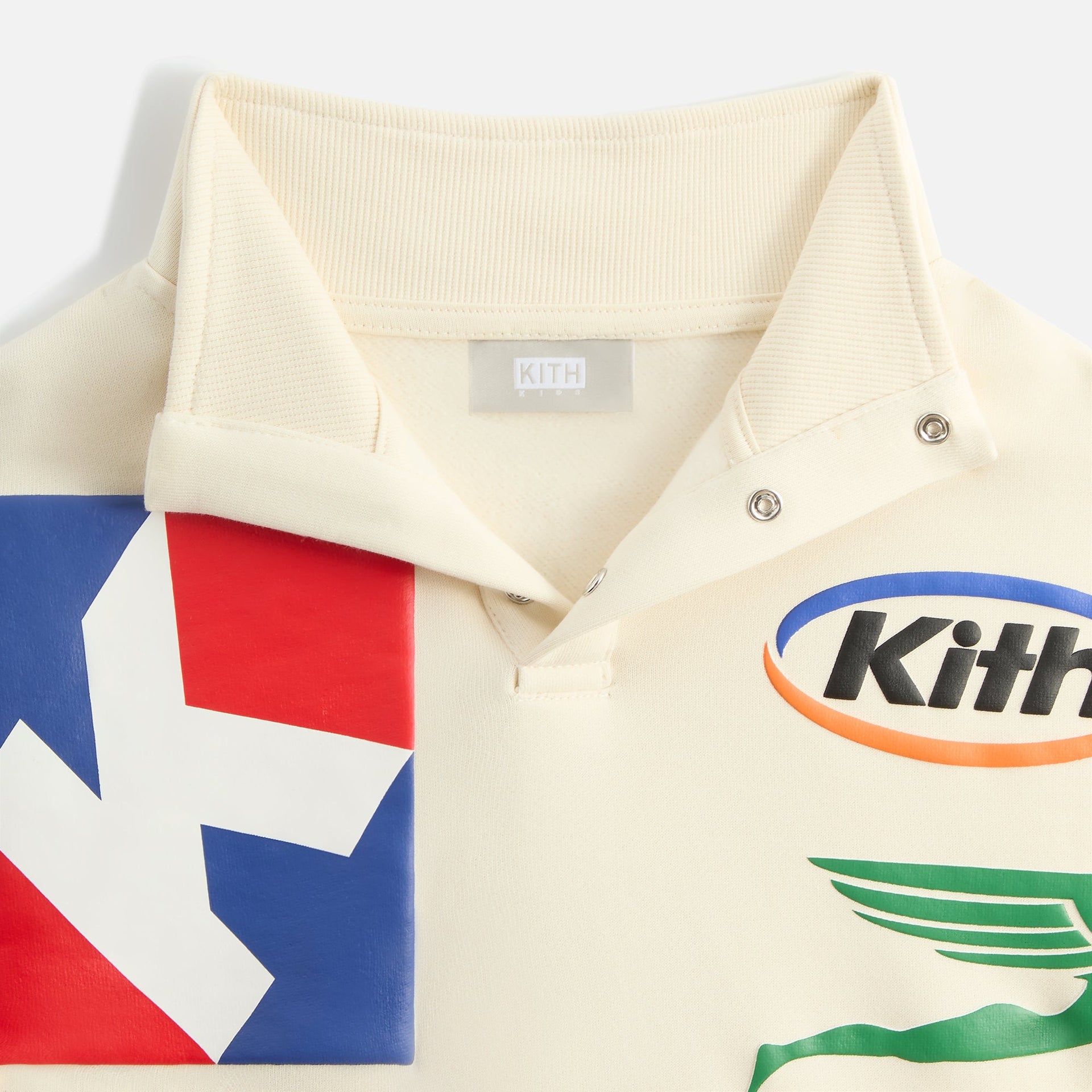 Kith Kids Logo Hunter Pullover - Sandrift