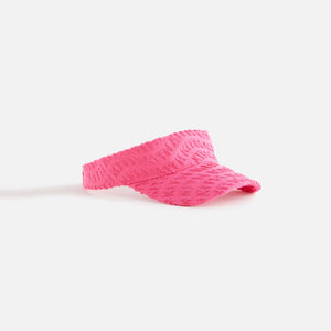 Kith Kids Terry Wavy Monogram Visor - Azalea