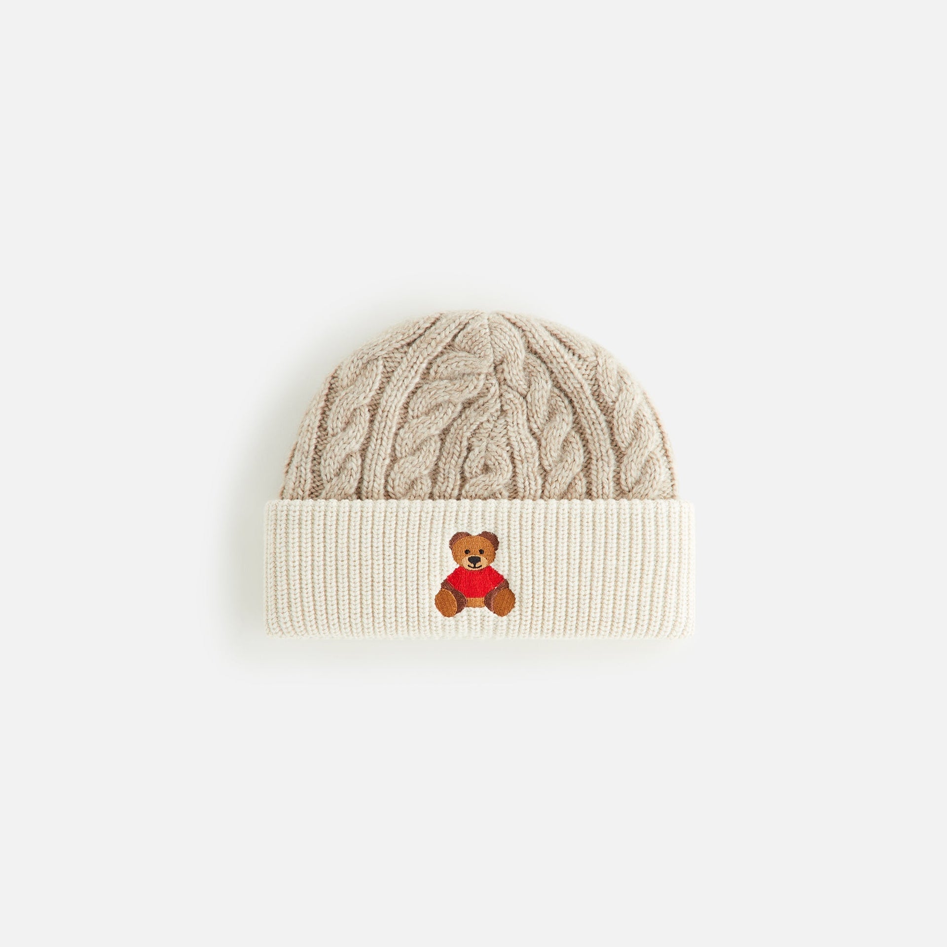 Kithmas Kids Teddy Bear Beanie - Heather Oatmeal PH