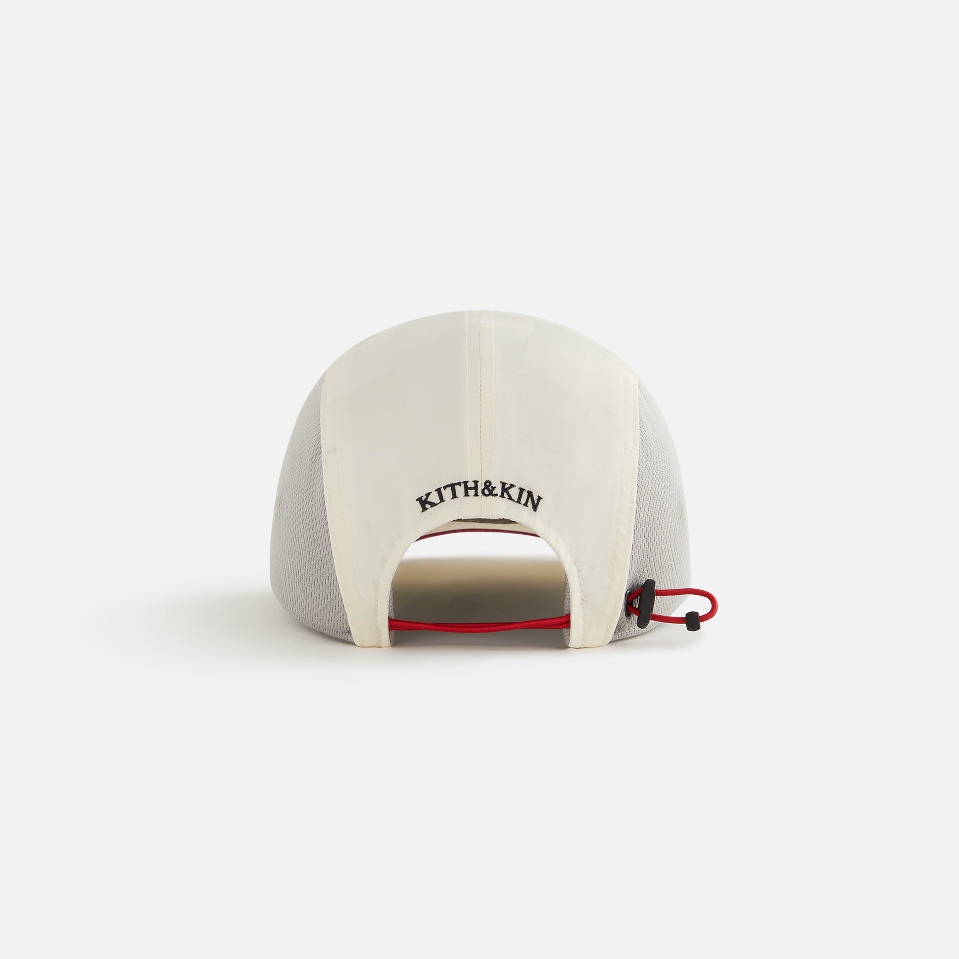 Kith Kids Checkered Satin Camper Cap - Sandrift