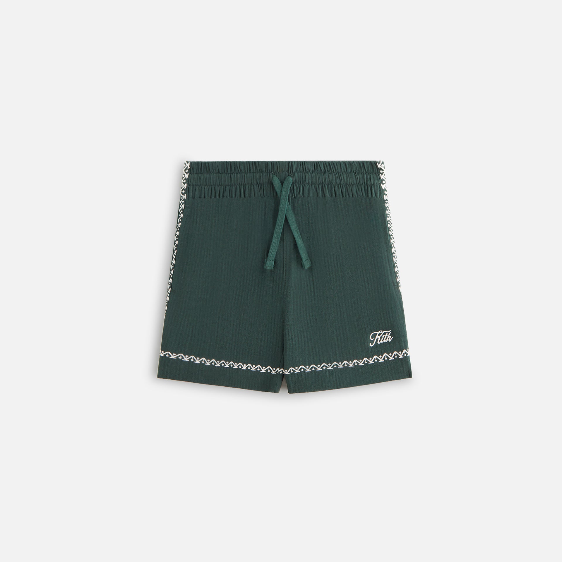 Kith Kids Embroidered Camp Short - Stadium