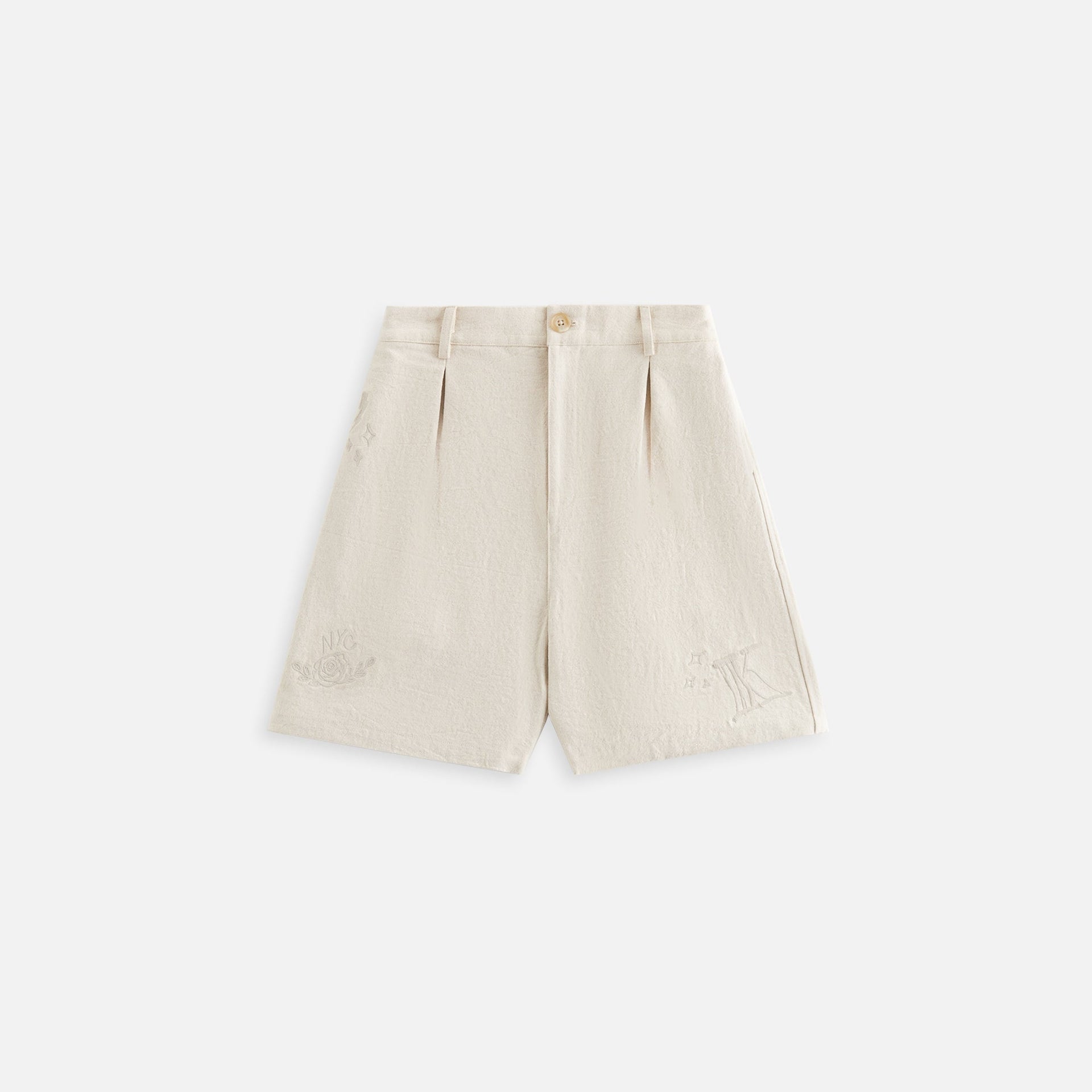 Kith Kids Novelty Linen Short - Sediment