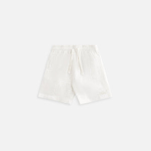 Kith Kids Blocked Broderie Camp Short - Silk