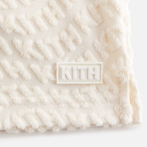 Kith Kids Wavy Monogram Terry Short - Sandrift