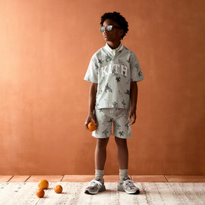 Kith Kids Seersucker Camp Short - Stadium