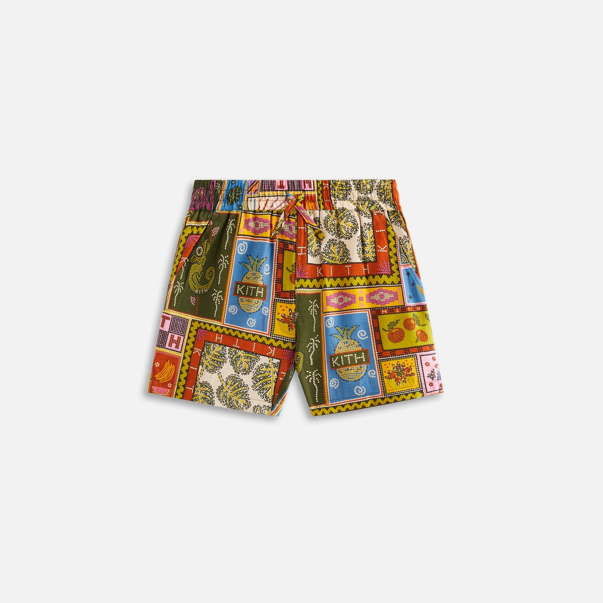 Kith Kids Tropical Tapestry Camp Short - Manuscript