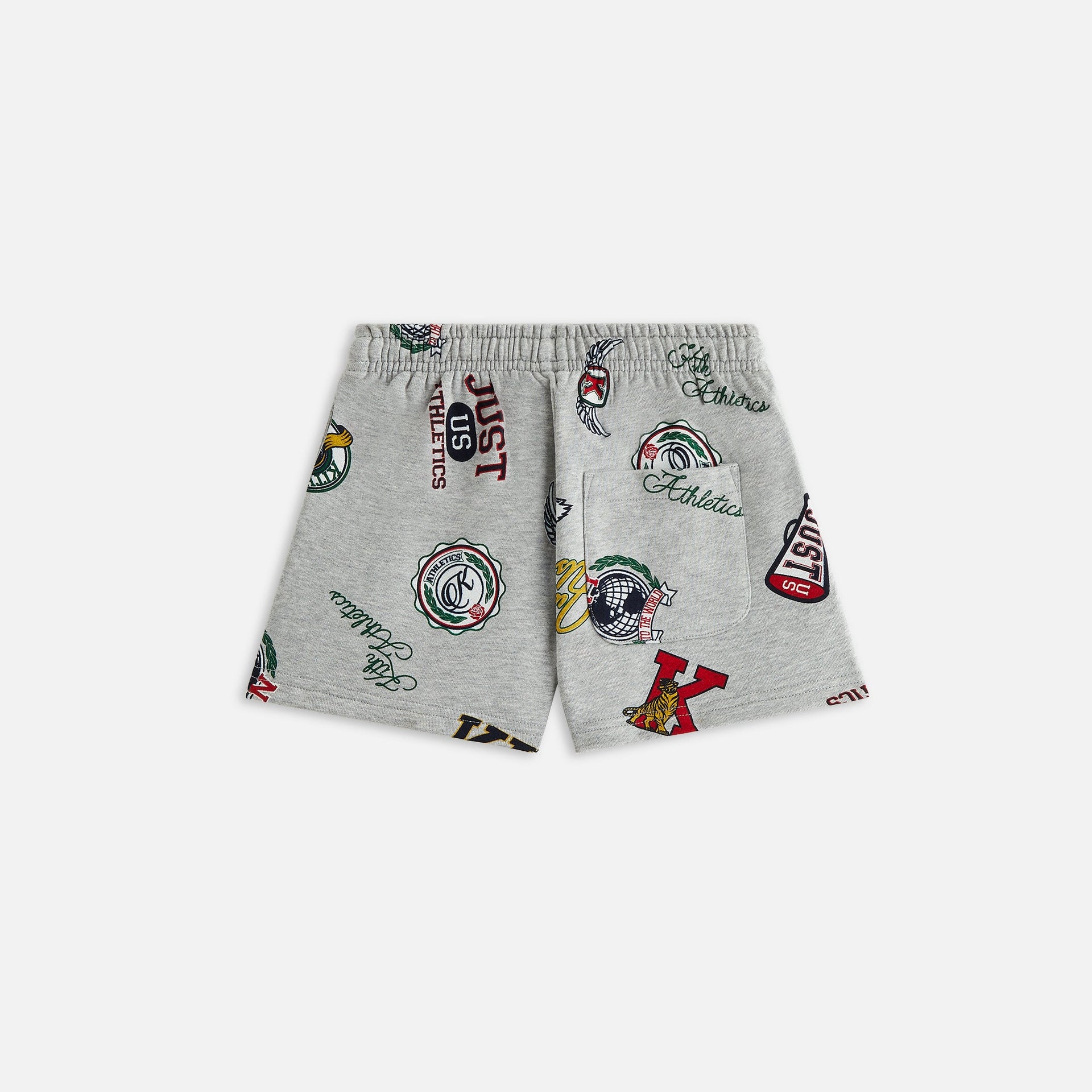 Kith Kids Printed Liam Short - Light Heather Grey