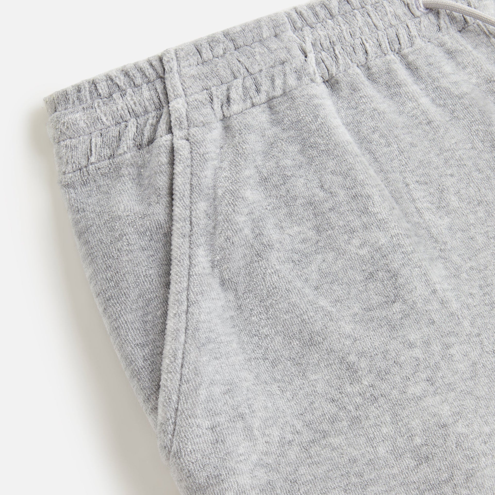 Kith Kids Velour Track Pant - Heather Grey