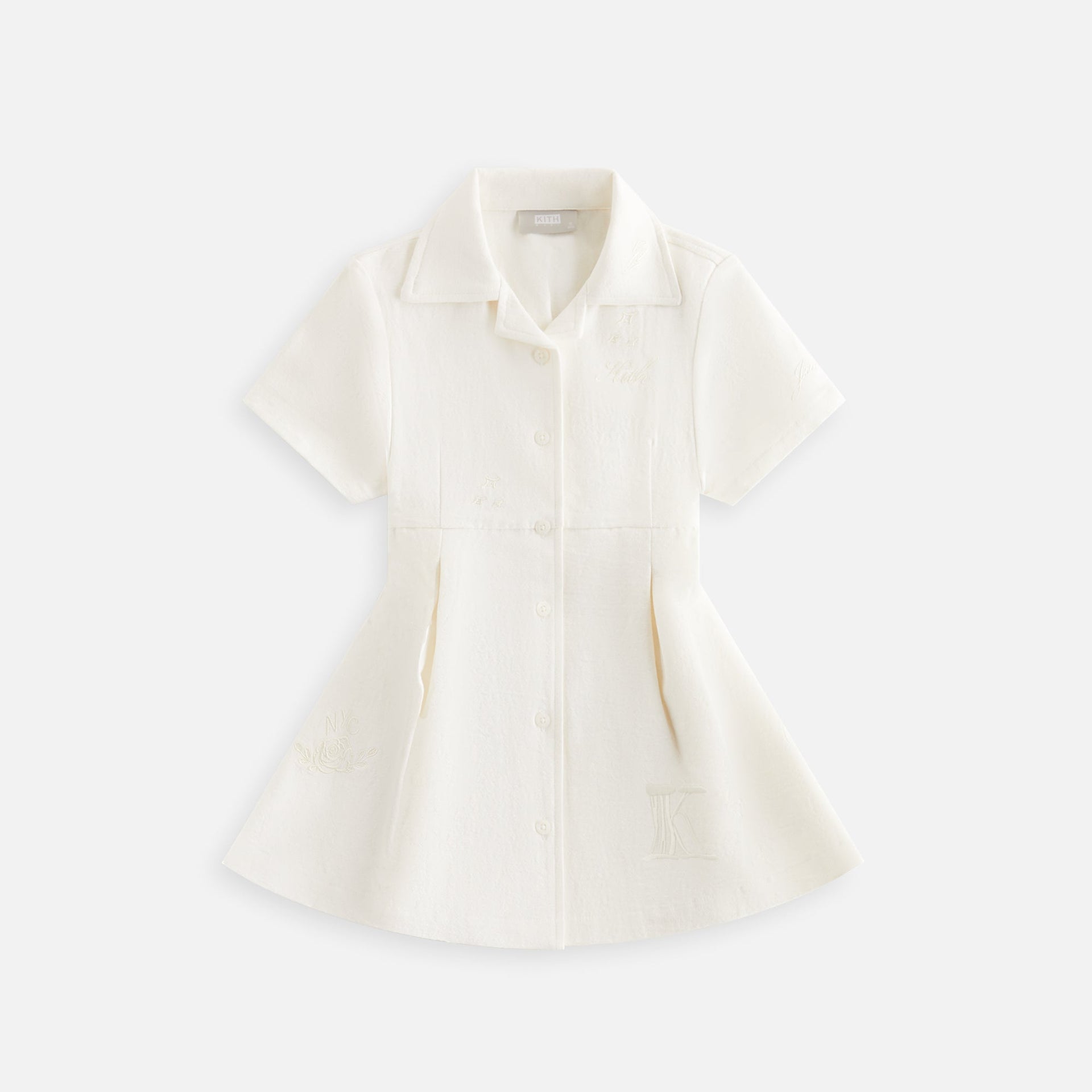 Kith Kids Novelty Linen Dress - Silk