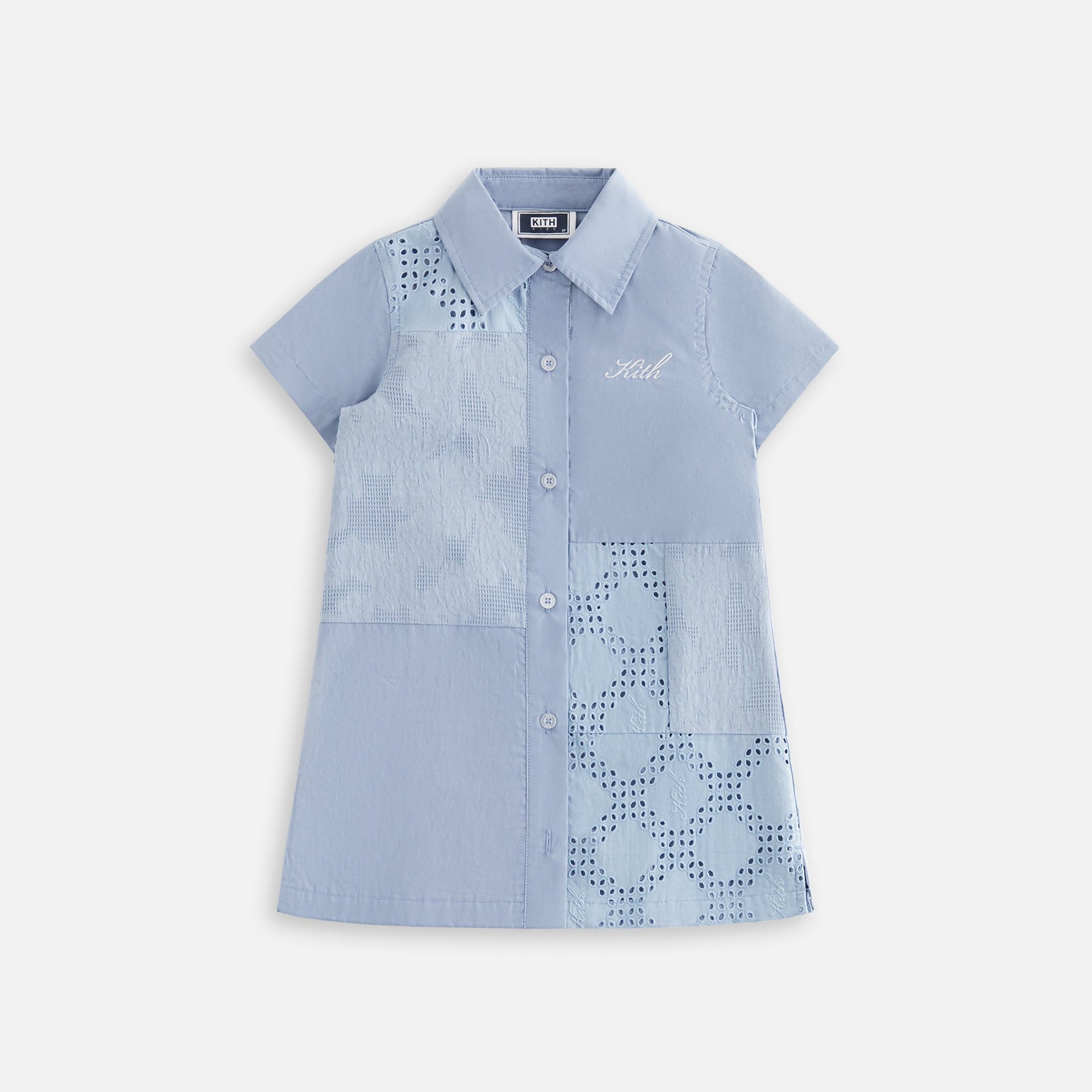 Kith Kids Blocked Broderie Dress - Climate