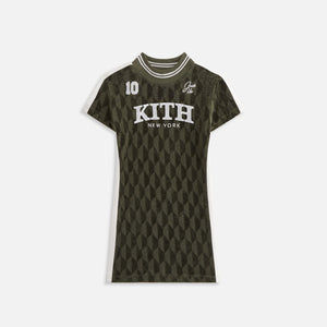 Kith Kids Velour Lana Dress - Cypress