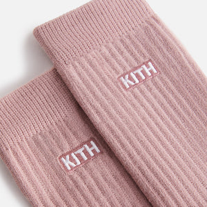 Kith Kids Palette Classic Crew Socks - Dusty Quartz