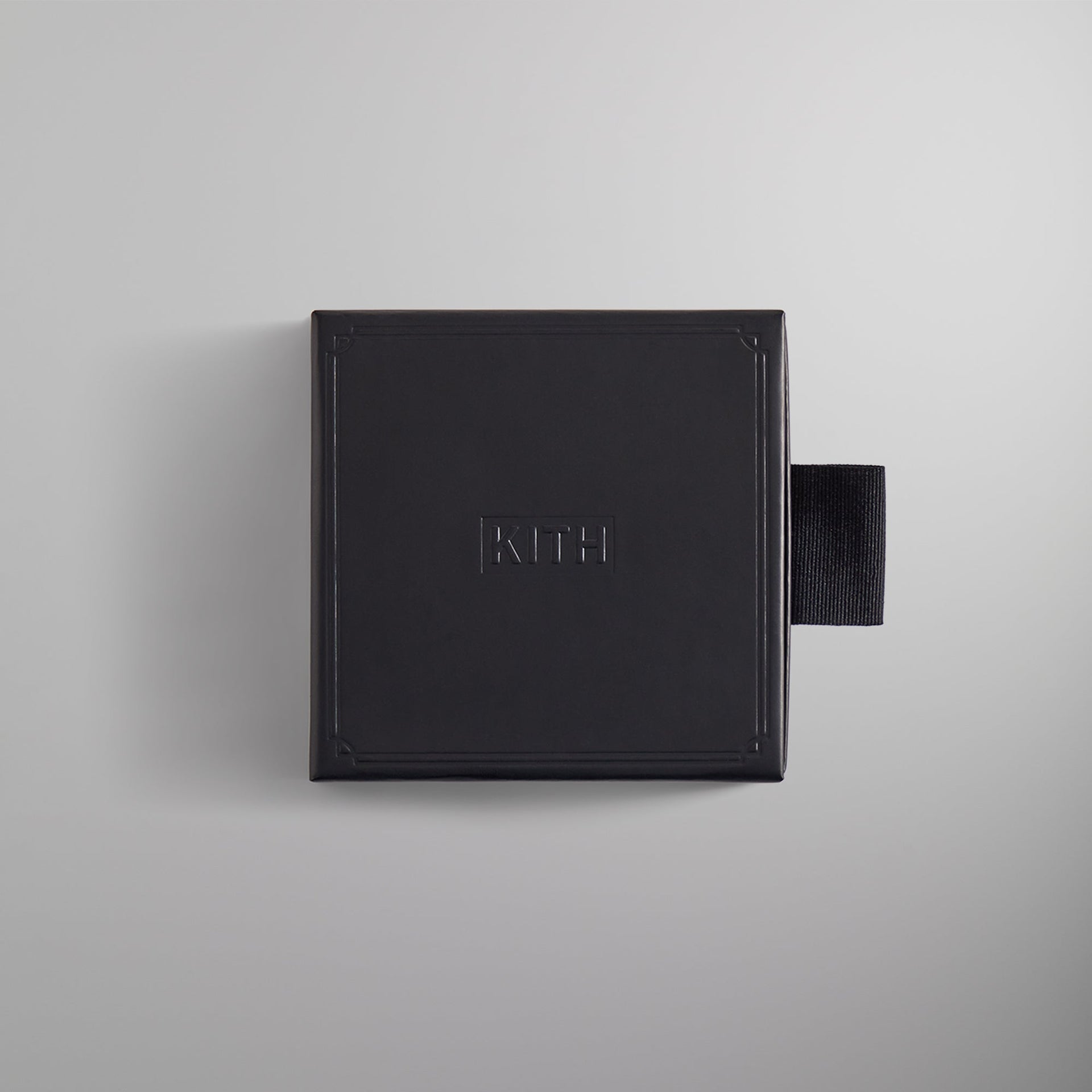 Kith Monogram Leather Coasters - Black