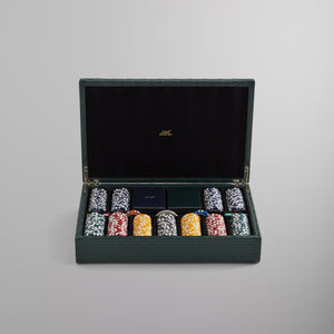 Kith Monogram Poker Set in Saffiano Leather - Stadium