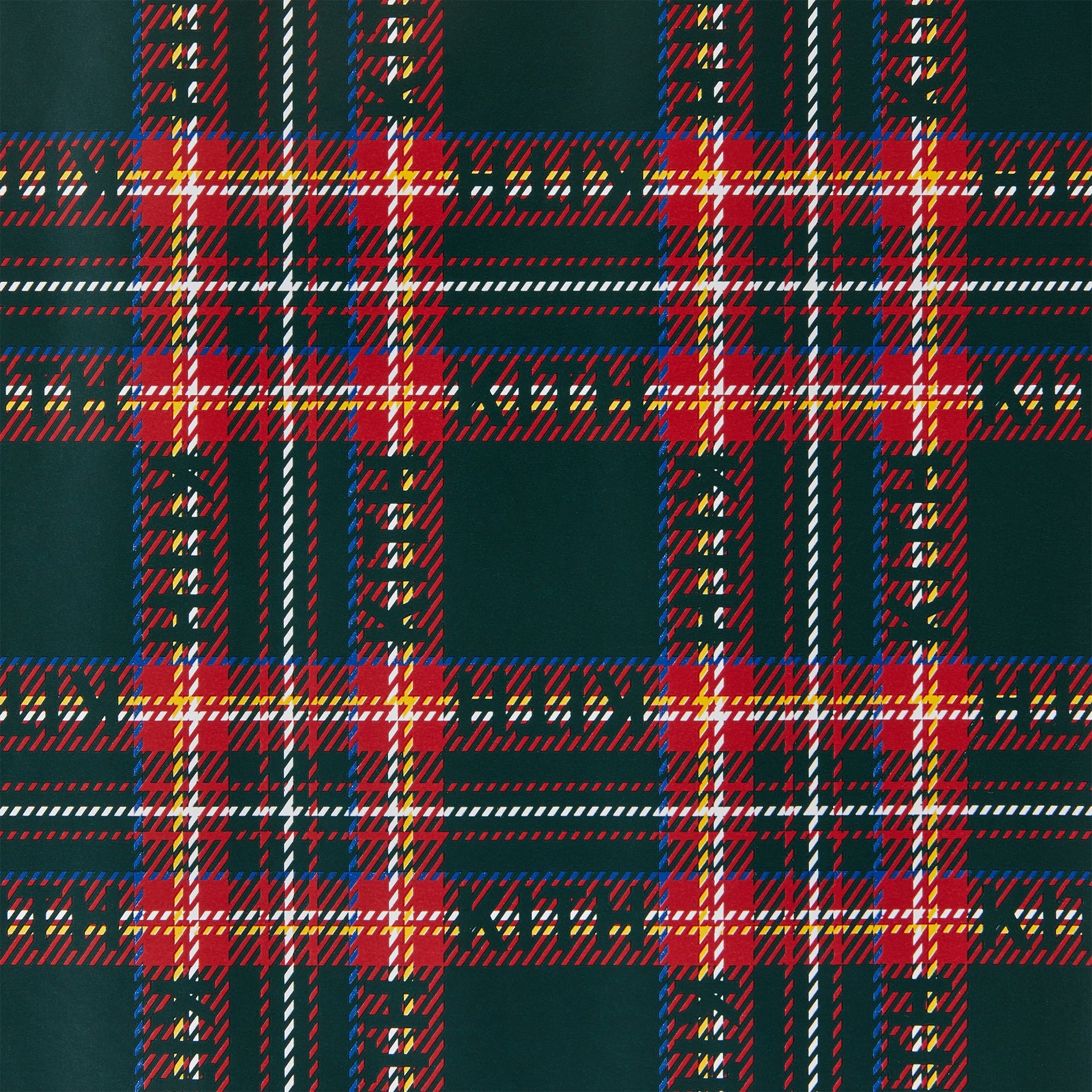 Kithmas Tartan Wrapping Paper - Stadium