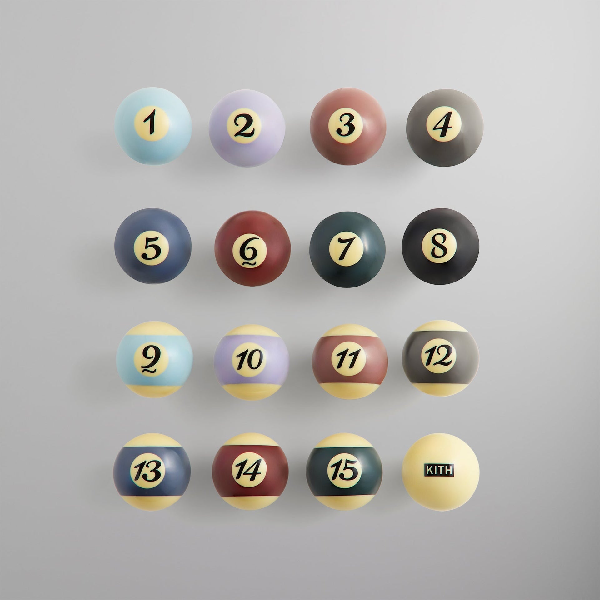 Kith Palette Billiards Ball Set - Multi