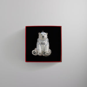 Kithmas Polar Bear with Swarovski® Crystals - Crystal Shimmer / Jet Hematite