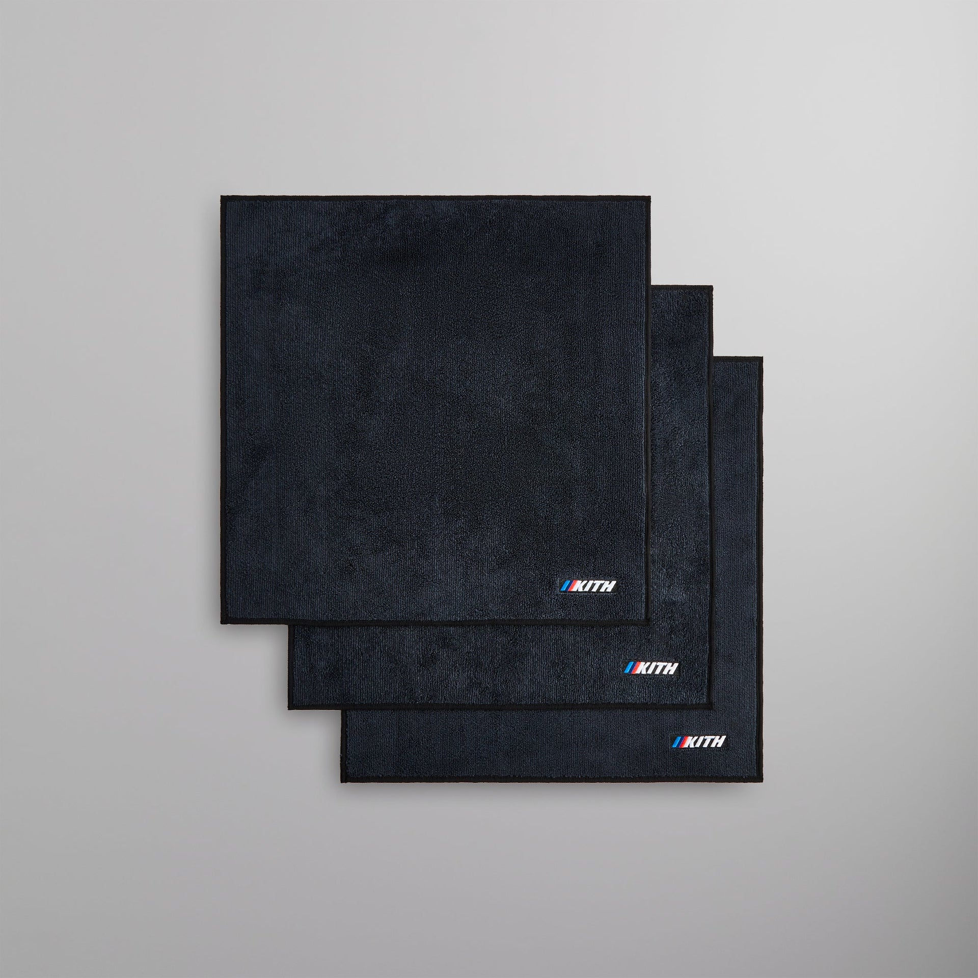 Kith for BMW 3 Pack Microfiber Towel - Black