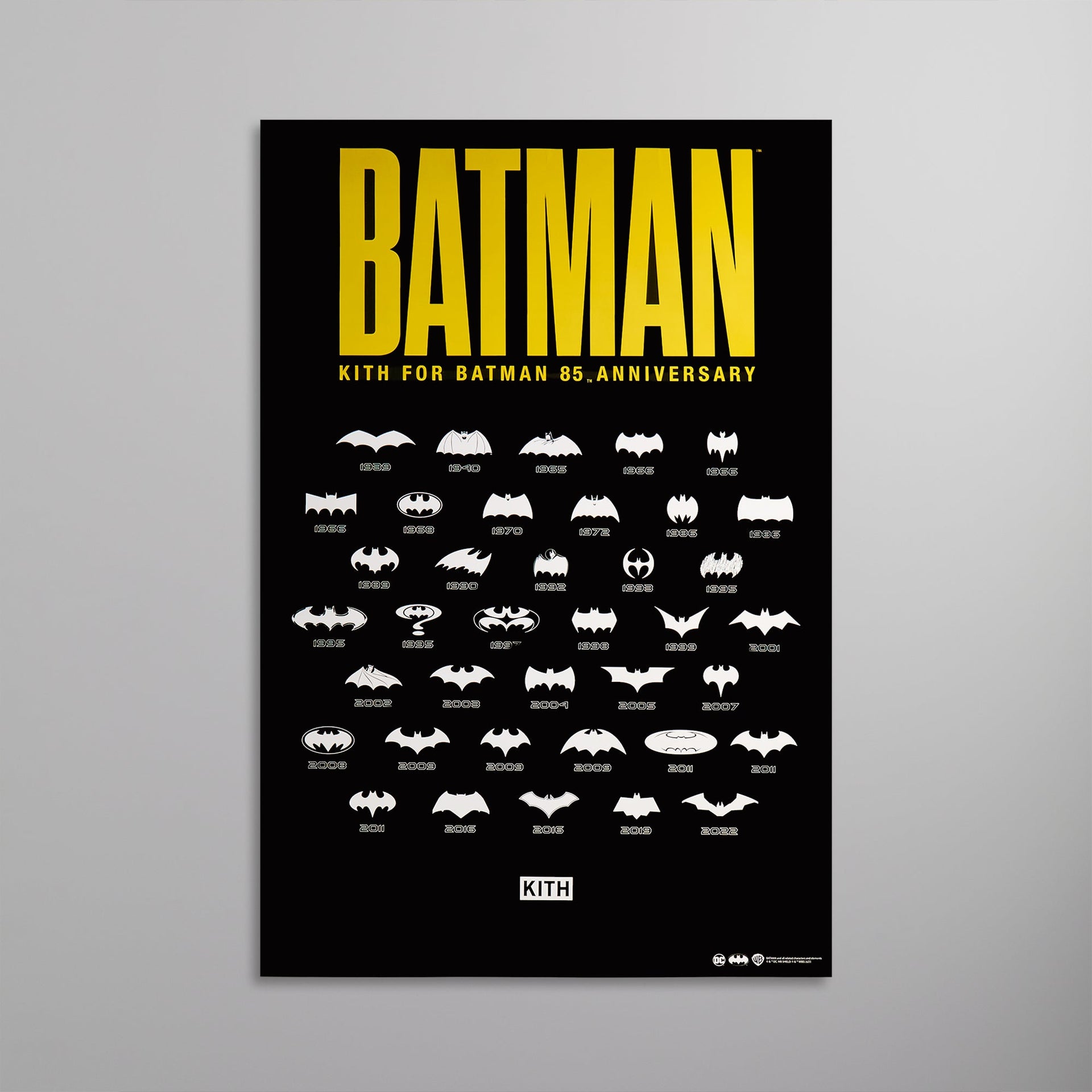 Batman | Kith History of the Bat Symbol Poster - Multi PH