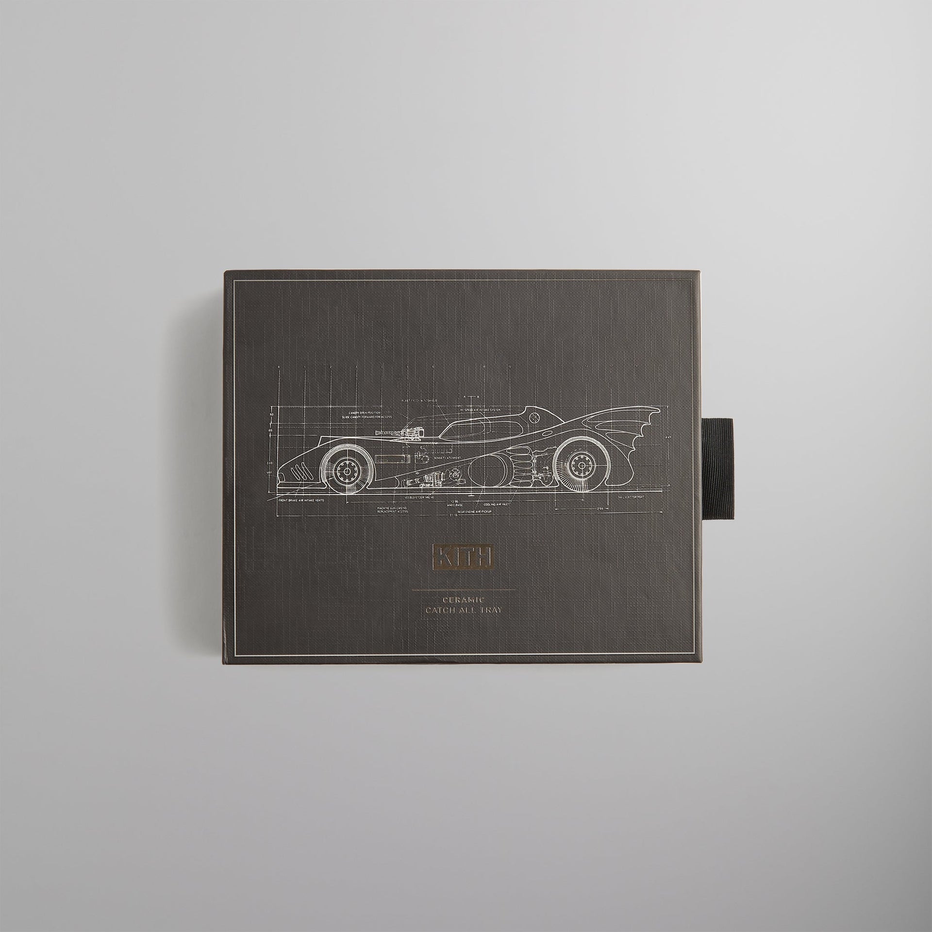 Batman | Kith Batmobile Schematics Catchall Tray - Black