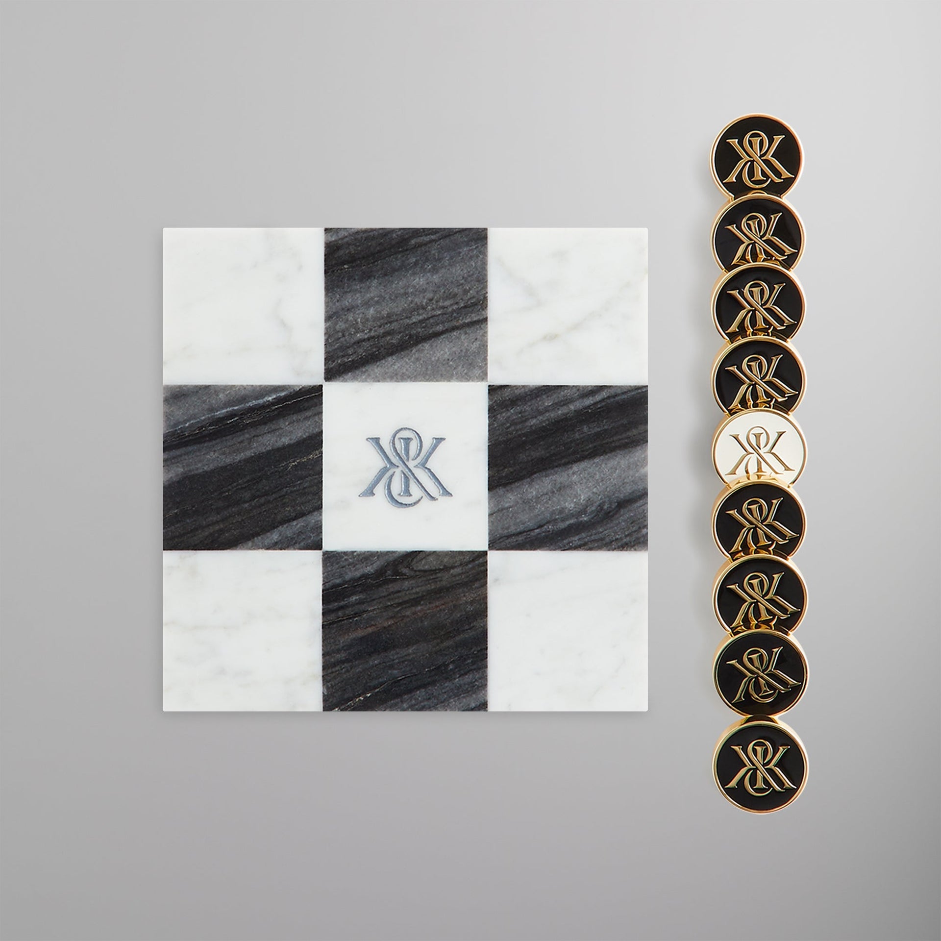 Kith Marble Tic Tac Toe - White