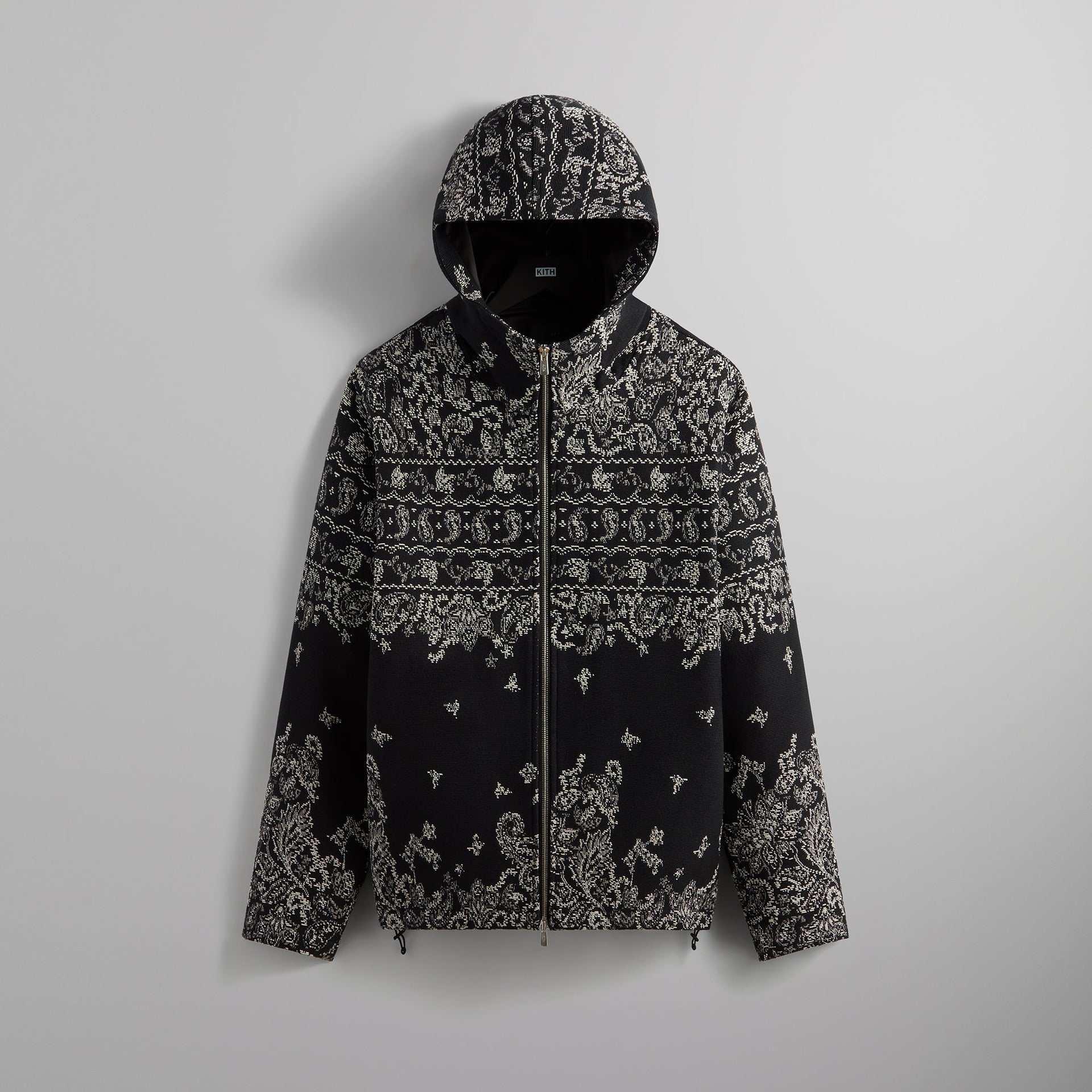 Kith 101 Braden Tapestry Full Zip Hoodie - Black