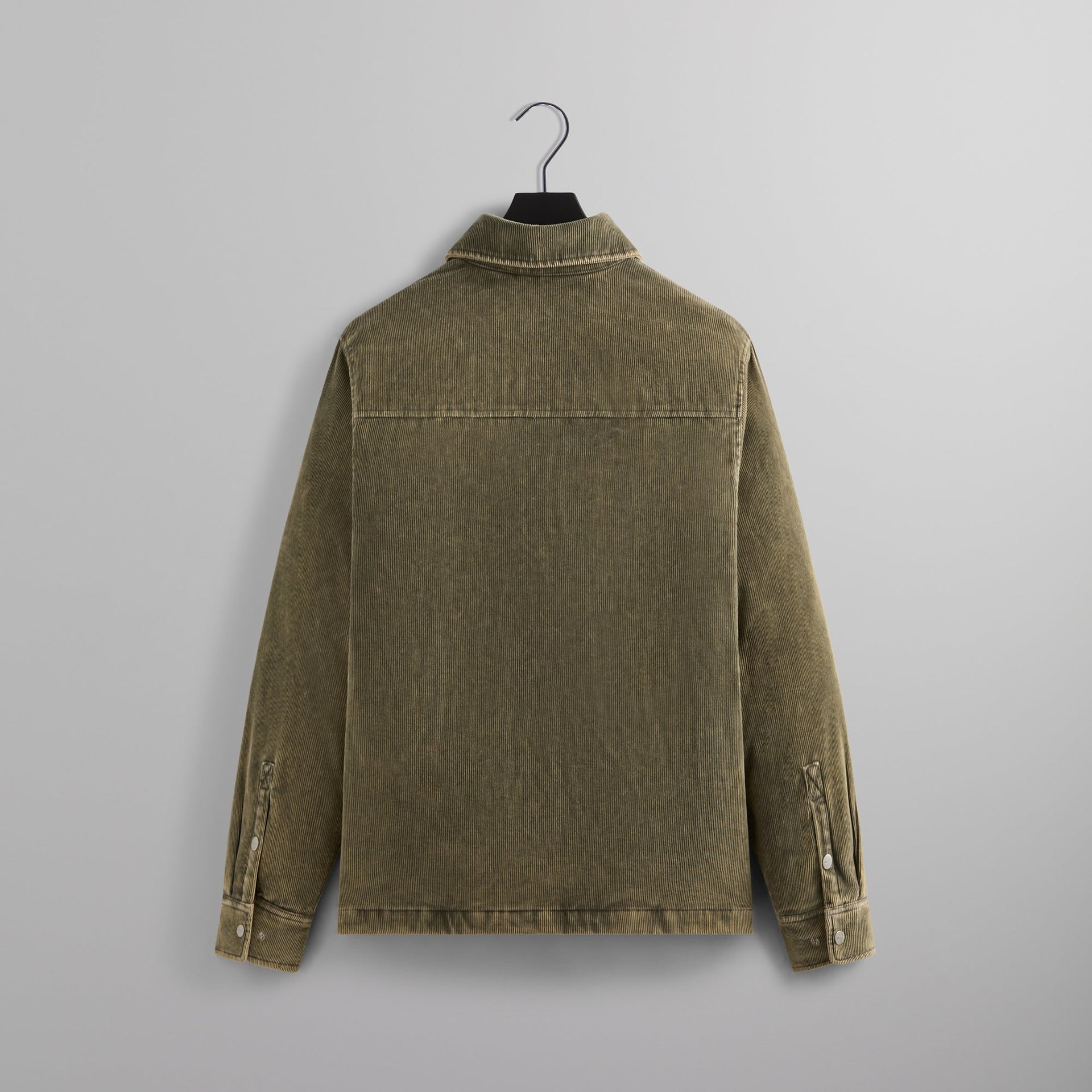 Kith Washed Corduroy Brixton Puffed Shirt Jacket - Mire