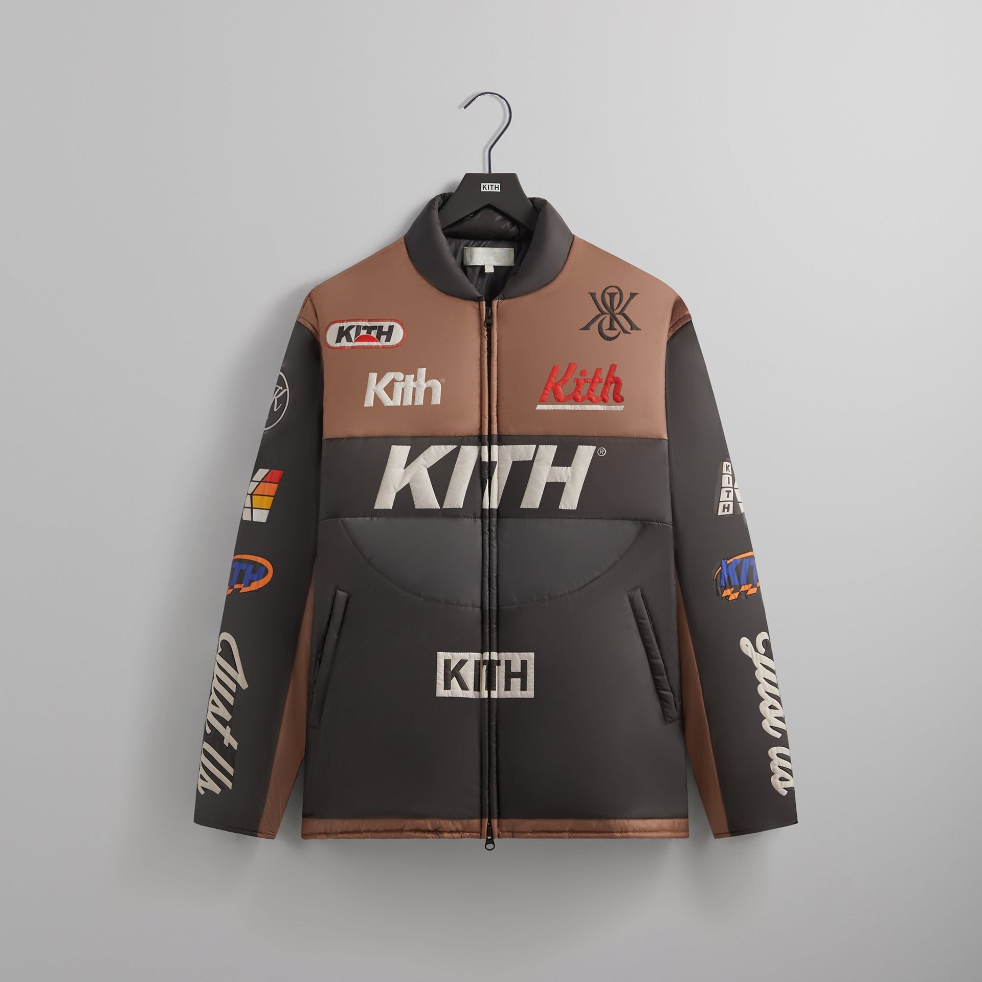 Kith Full Zip Brixton Puffed Shirt Jacket - Yuma