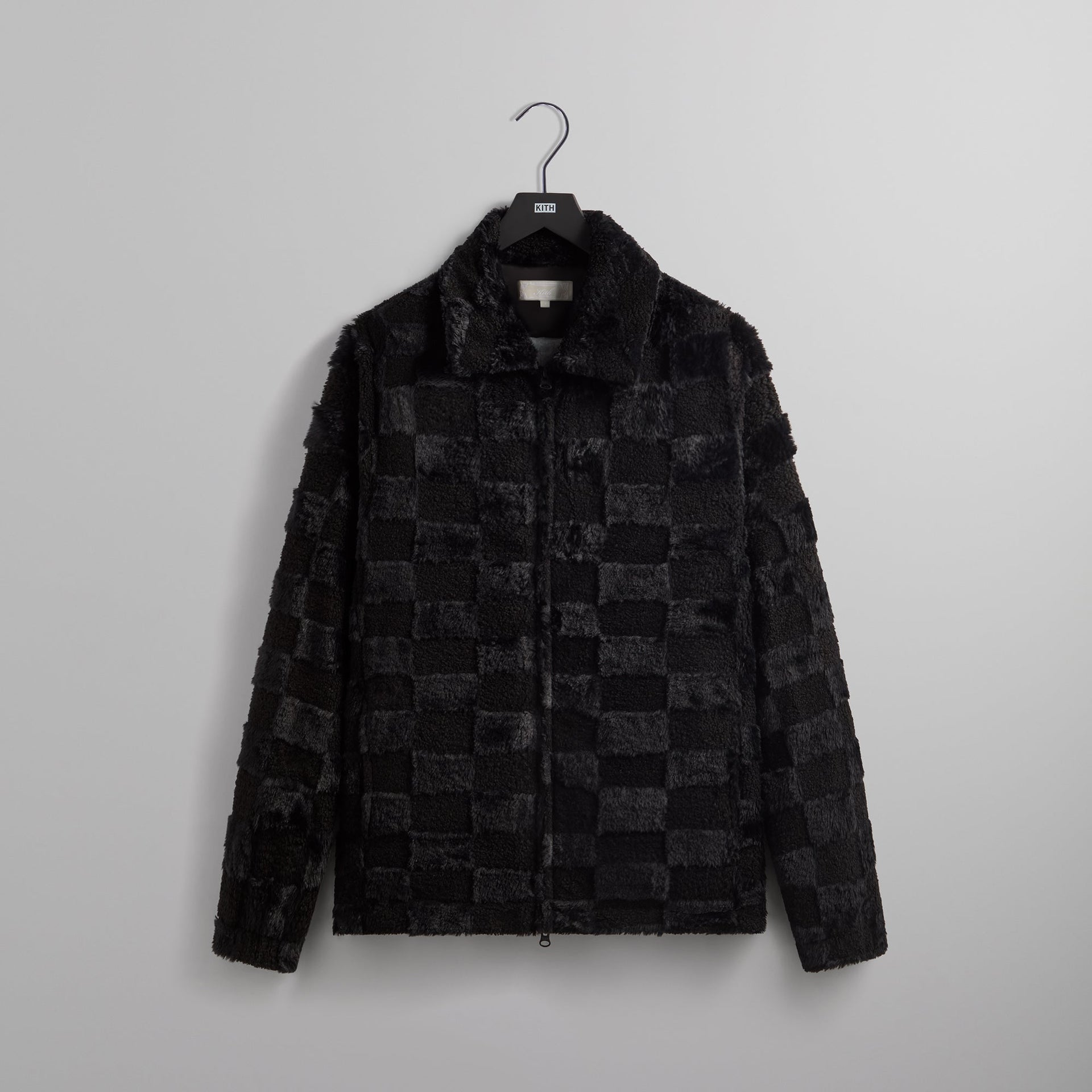 Kith Lloyd Faux Fur Coaches Jacket - Black