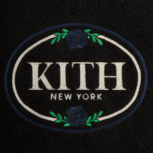 Kith Tweed Eric Quarter Zip Pullover - Black