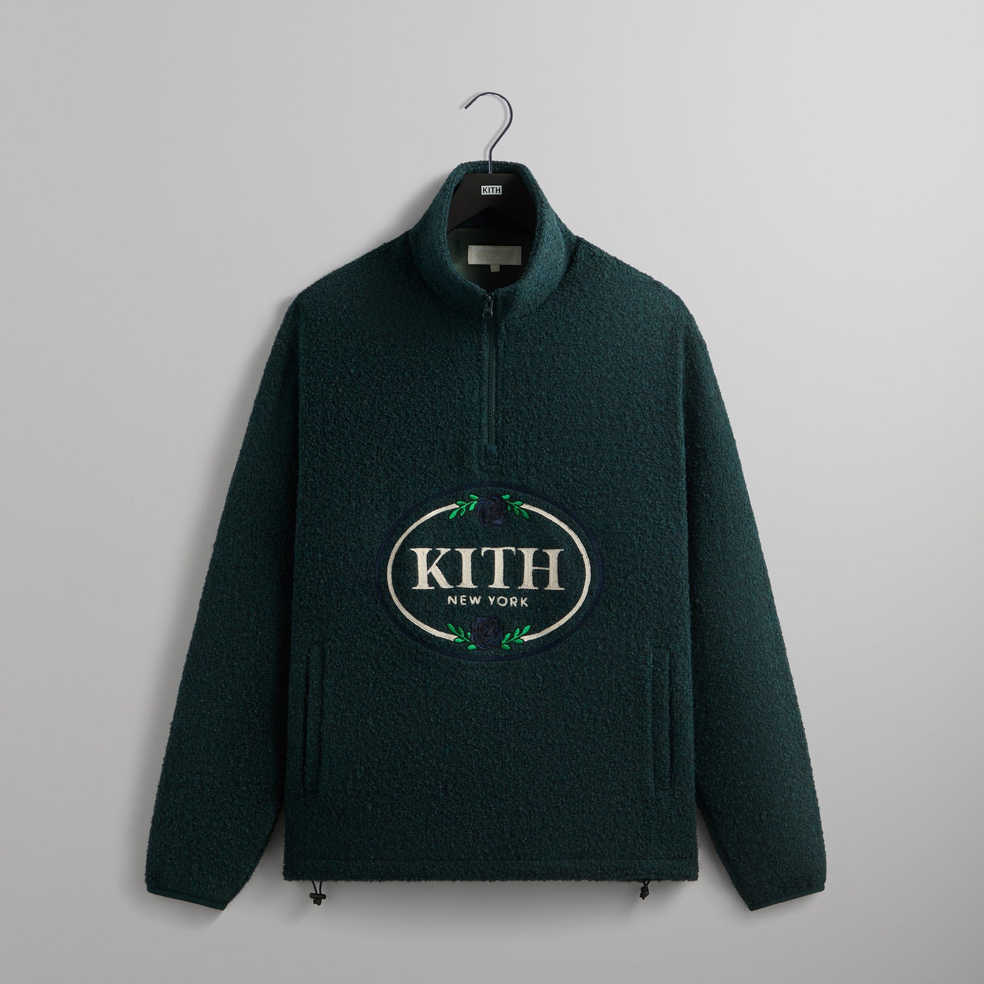 Kith Tweed Eric Quarter Zip Pullover - True