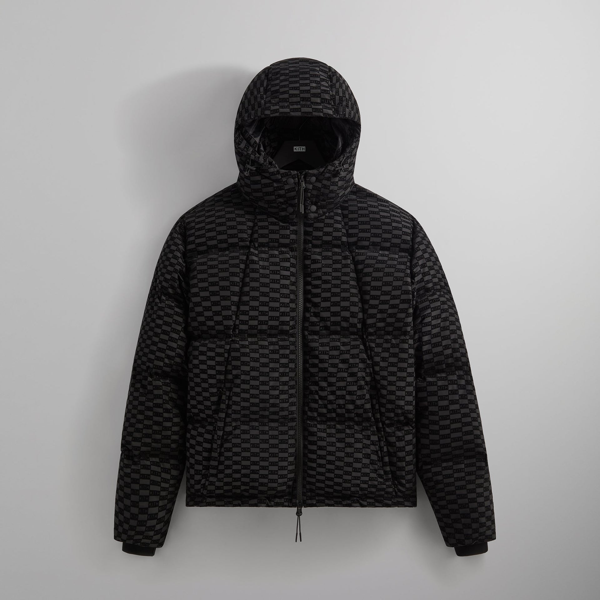 Kith Monogram Midi Puffer - Black