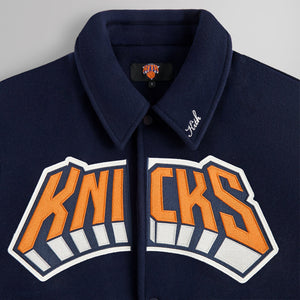 Kith for the New York Knicks Empire Wool Coaches Jacket - Nocturnal