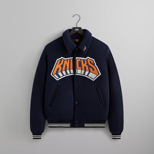 Kith for the New York Knicks Empire Wool Coaches Jacket - Nocturnal