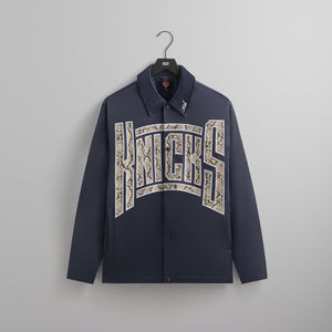 Kith for the New York Knicks Snap Front Coaches Jacket - Nocturnal