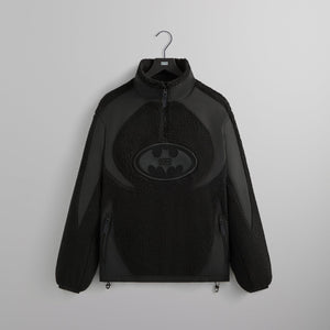 Batman | Kith Quarter Zip Sherpa Jacket - Black PH